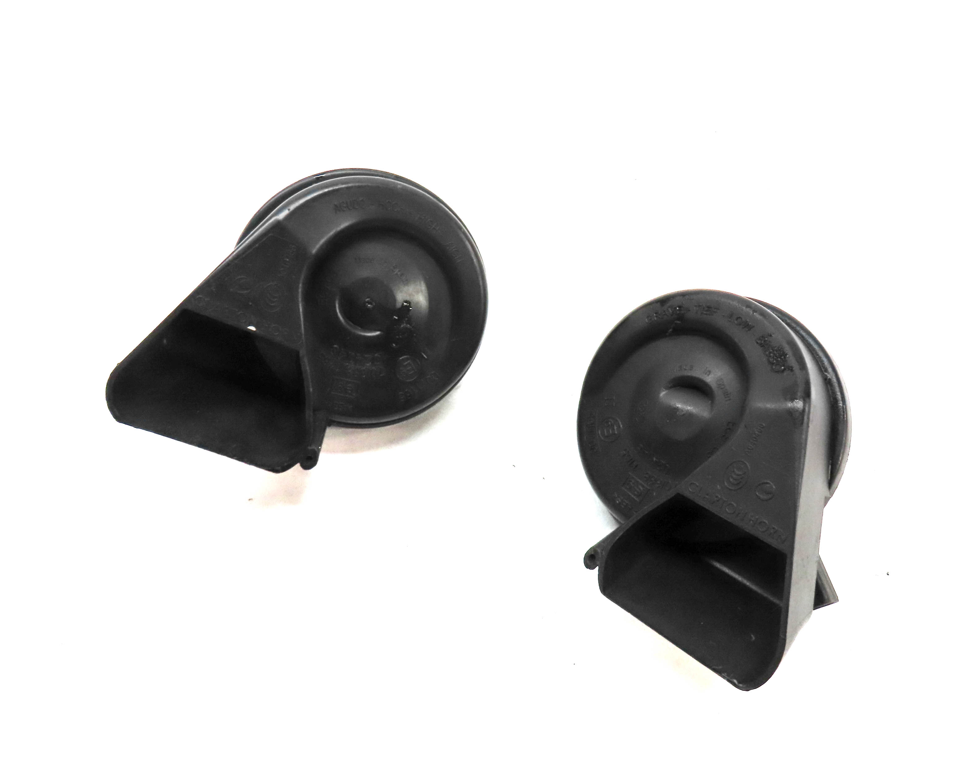 2012-2020 AUDI A6 S6 A7 S7 RS7 A8 S8 (C7 D4) HIGH & LOW TONE SAFETY HORN SET-2 — exact item pictured